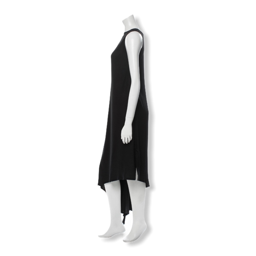 Black Ann Demeulemeester Asymmetrical Dress - Picture 2 of 5